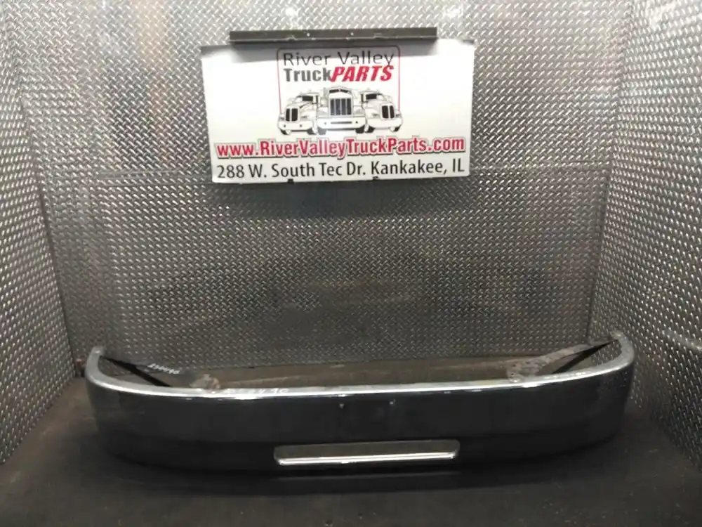 Ultrachrome Peterbilt 337 Full Wrap Chrome Bumper – 14" Height, With Vent Cutout & Brackets, USA Made