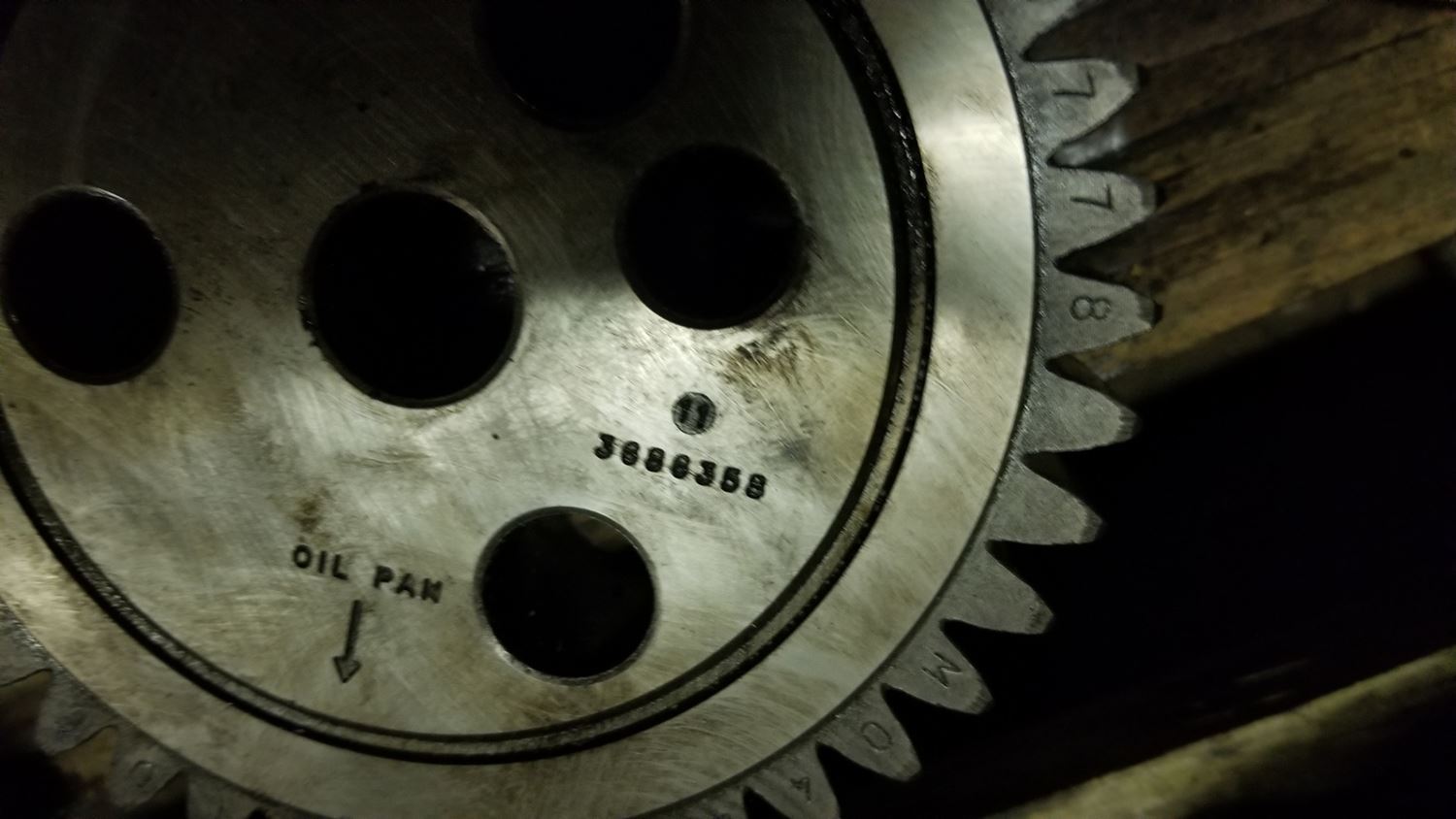 2008 Cummins ISX (Stock ISX02072) Cam Gears TPI