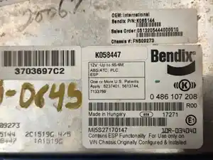 Used 2012 Bendix K065144 ABS Control Module (Stock #IN-0645-33)) Part Image