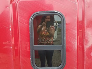 Used 2013 Freightliner Cascadia 125 Back Window (Stock #FR-0477-55)) Part Image