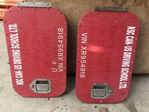 Used 2001 Door Ass'y (Rear/Back) (Stock #7452)) Part Image