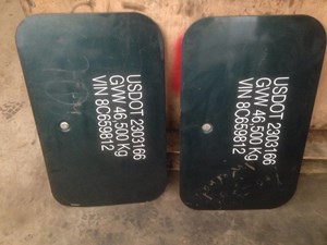 Used Door Ass'y (Rear/Back) (Stock #6143)) Part Image