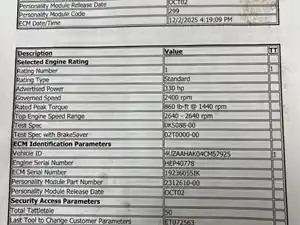 Used 2004 Caterpillar 3126/CFE Engine Assy (Stock #SV-241-1)) Part Image