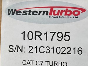 New Caterpillar C7 Turbo (Stock #Prt-20160068)) Part Image