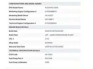 Used 2010 Cummins ISX Engine Assy Image