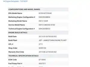 Used 2014 Cummins ISX12 Engine Assy Image