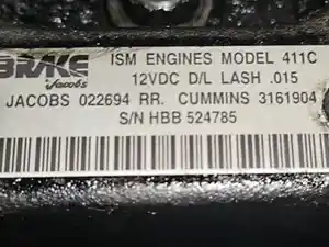 Used Cummins ISM Engine Brake (Stock #9870)) Part Image
