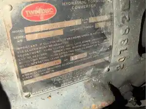 Used twin disc Auxiliary Transmission Assy (Stock #9963)) Part Image