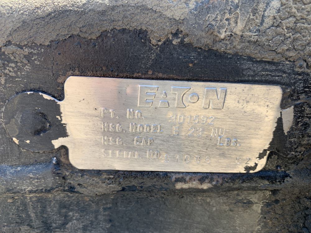 Used 1987 Eaton 23105C Rear Rear (Tandem Rear or Single) for sale ...