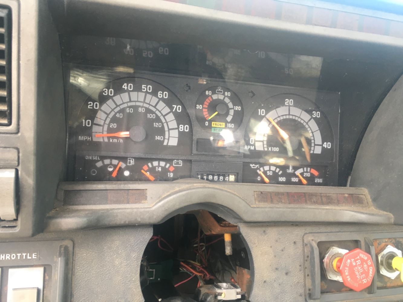 2000 CHEVROLET C7500 INSTRUMENT CLUSTER FOR SALE 721419 MD