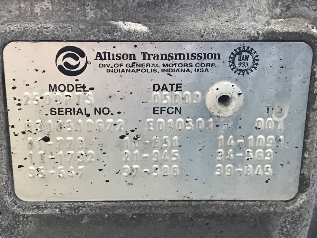 Allison Transmission Assemblies For Sale