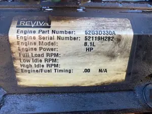 Used 2007 GM/Chev (HD) 8.1L GAS Engine Assy (Stock #P-33189)) Part Image