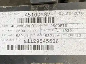 Used 2011 Allison 2500PTS Transmission ECM (Stock #P-40529)) Part Image