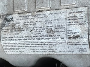 Used 2011 Mack MP7 Engine Assy (Stock #P-28923)) Part Image