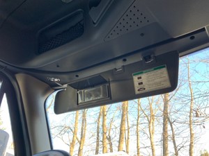 Used 2015 Freightliner Cascadia 125 Sun Visor (Stock #P-21576)) Part Image