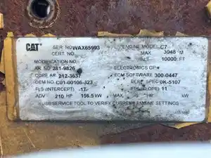Core Caterpillar C7 Engine Core (Stock #P-99175)) Part Image