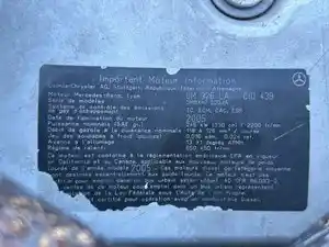 Core Mercedes MBE 900 Engine Core (Stock #P-99118)) Part Image