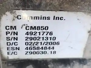 Used Cummins ISB ECM (Stock #P-53709)) Part Image