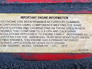 Used Cummins ISL Engine Assy Image