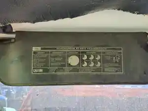 Used 1987 Ford LTS8000 Sun Visor (Stock #P-65090)) Part Image