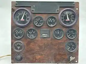Used 1997 Peterbilt 357 Instrument Cluster (Stock #P-501340)) Part Image