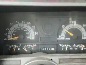 Used 1998 GMC C7500 Instrument Cluster (Stock #P-70343)) Part Image
