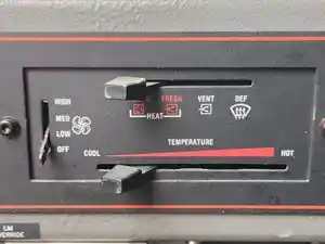 Used 2000 E-ONE Fire Truck Heater/AC Control Assy (Stock #P-55200)) Part Image