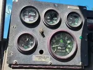Used 2000 Seagrave TT06DA Instrument Cluster (Stock #P-55500)) Part Image
