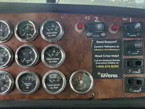 Used 2001 Peterbilt 357 Instrument Cluster (Stock #P-101011)) Part Image