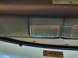 Used 2006 Mack CV713 Granite Sun Visor (Stock #P-105445)) Part Image