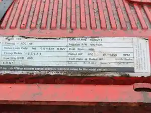 Used 2008 Cummins ISX15 Engine Assy (Stock #P-85081)) Part Image
