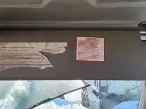 Used 2013 International TERRASTAR Sun Visor (Stock #P-70458)) Part Image