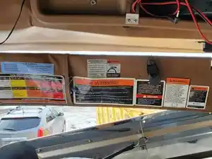 Used 2013 Mack CHU613 Sun Visor (Stock #P-70608)) Part Image