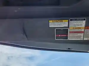 Used 2017 Mack CHU613 Sun Visor (Stock #P-104714)) Part Image