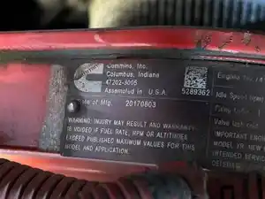 Used 2018 Cummins ISL Engine Assy (Stock #P-65099)) Part Image