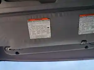 Used 2019 Hino 195 Sun Visor (Stock #P-100123)) Part Image