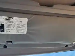 Used 2020 Hino 195 Sun Visor (Stock #P-102062)) Part Image
