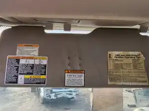 Used 2021 Peterbilt 220 Sun Visor (Stock #P-62819)) Part Image