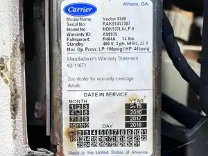 Used Carrier Vector 8500 Power Unit (Stock #P-111294)) Part Image