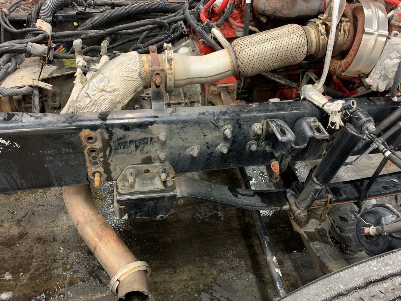 2012 Freightliner M2 106 (Stock SV9918) Exhaust Pipe and Parts TPI