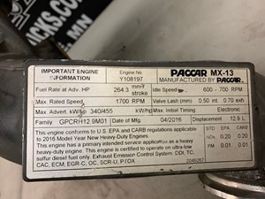 Used 2017 PACCAR MX13 Intake Manifold (Stock #SV-121-20)) Part Image