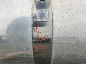 Used 2017 Peterbilt 579 Fuel Tank Strap (Stock #SV-122-6)) Part Image