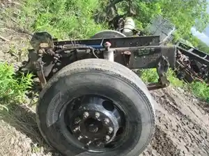 Used MERCEDES FRONT AXLE MBA F100-3N Axle, Complete Rear (Stock #FRE16-2098-FRAXLE)) Part Image