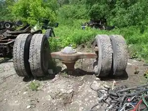 Used Mercedes Axle, Complete Rear (Stock #FRE16-2098-REARAXLE)) Part Image