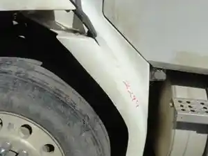 Used 2001 FREIGHTLINER FL112 Fender Extension (Stock #22056)) Part Image