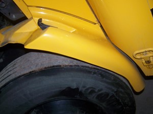 Used 2001 Freightliner XCF Chassis Fender (Stock #5038-5)) Part Image