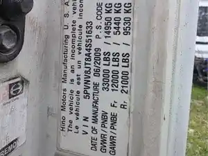Used 2010 Hino JO8E-TA Turbo (Stock #203320)) Part Image