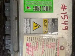 Used 2000 Isuzu 7.8L ECM (Stock #1549ecm)) Part Image