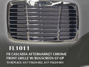 Aftermarket Freightliner Cascadia Grille (Stock #FL1011)) Part Image