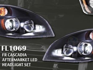 Aftermarket Freightliner Cascadia Headlamp Assy (Stock #FL1069)) Part Image